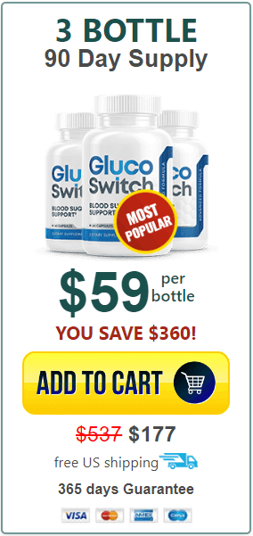 GlucoSwitch 3 Bottle